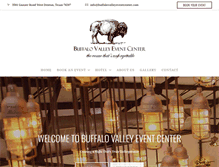 Tablet Screenshot of buffalovalleyeventcenter.com
